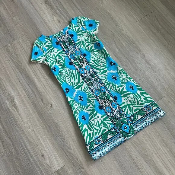 Lilly Pulitzer Layton Dress Sea Oat Ikatt Shift Dress Size Small - Picture 9 of 9